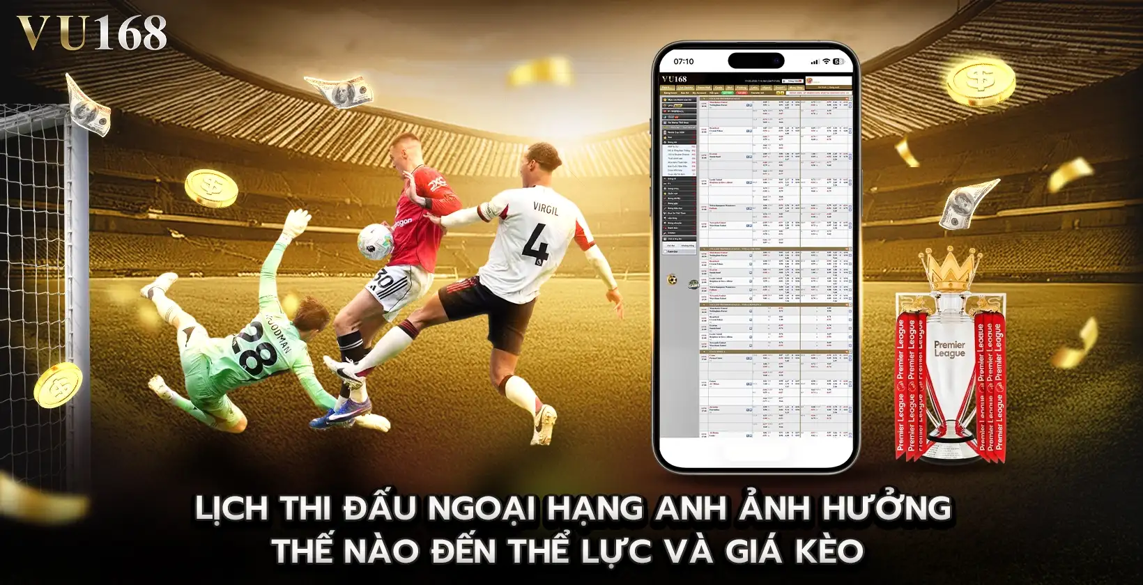 lịch thi đấu ngoại hạng anh