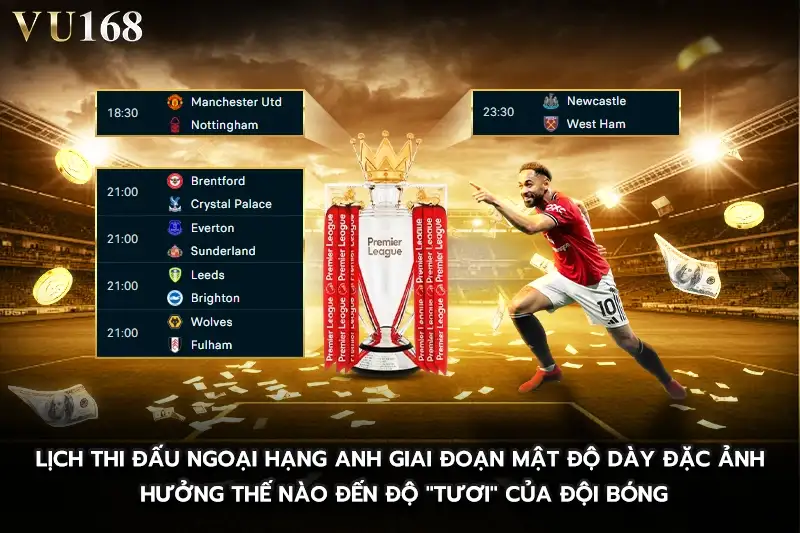 lịch thi đấu ngoại hạng anh